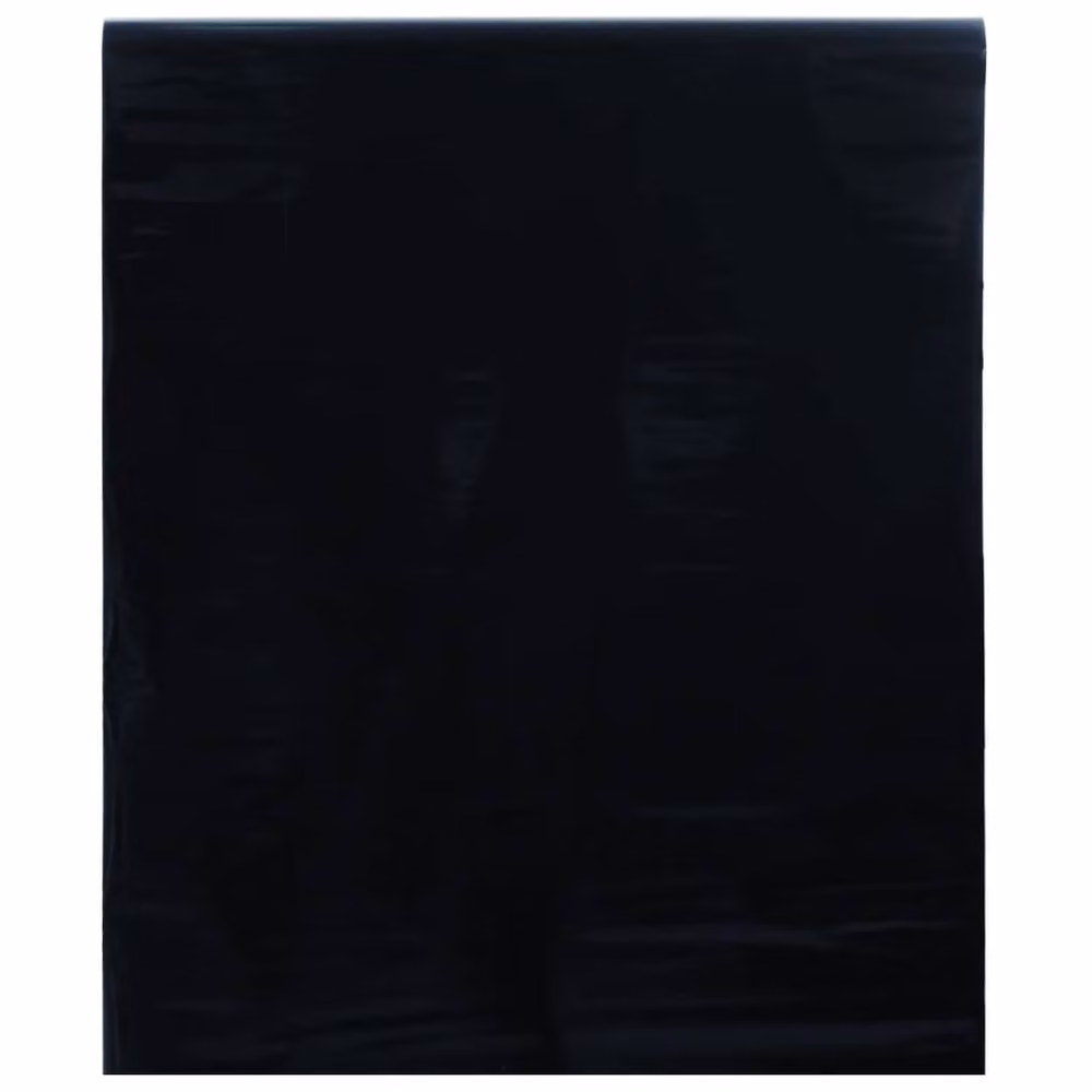 Berkfield Home Static Frosted Black Window Film, PVC, W: 90 cm, L: 500 cm – 1