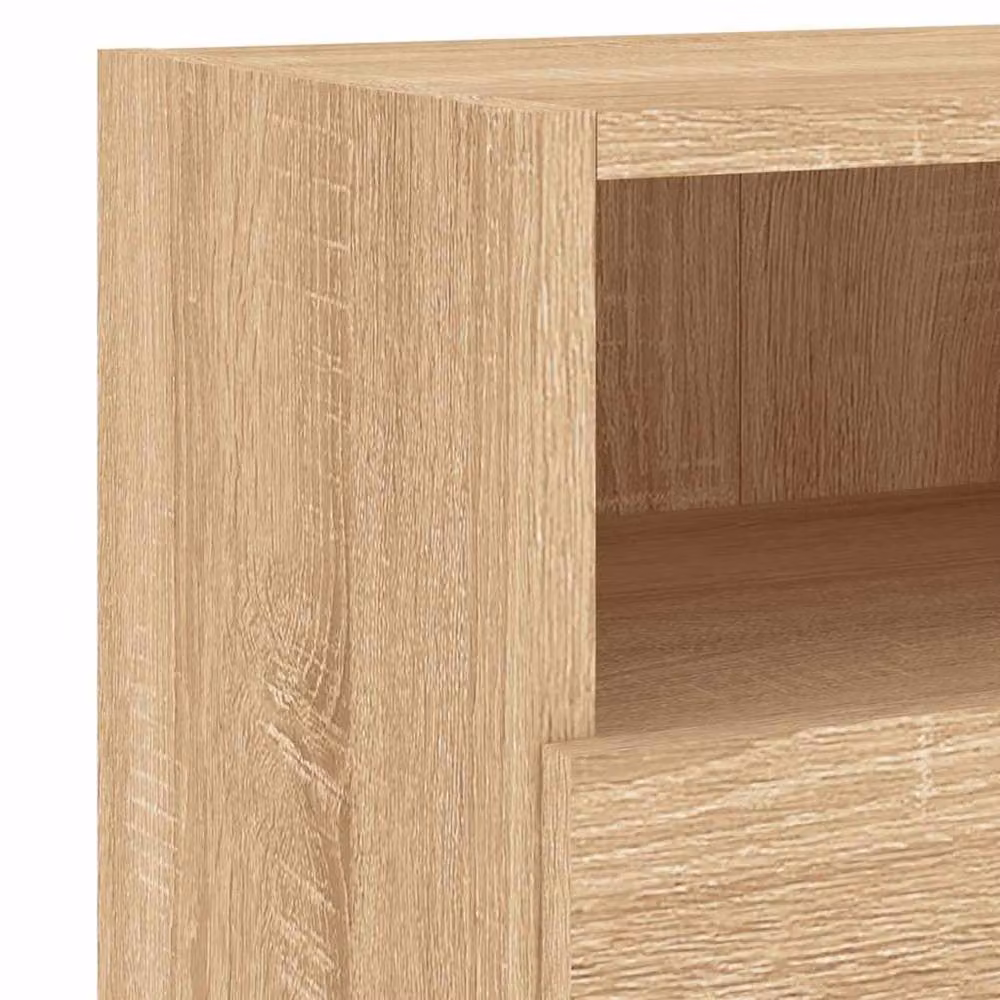 Berkfield Home Sonoma Oak TV Wall Cabinet in Light Brown, W/D/H: 60 x 30 x 30 cm – 4