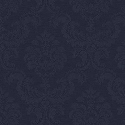 Simply Silks SK34734 Galerie Damask Wallpaper in Blue