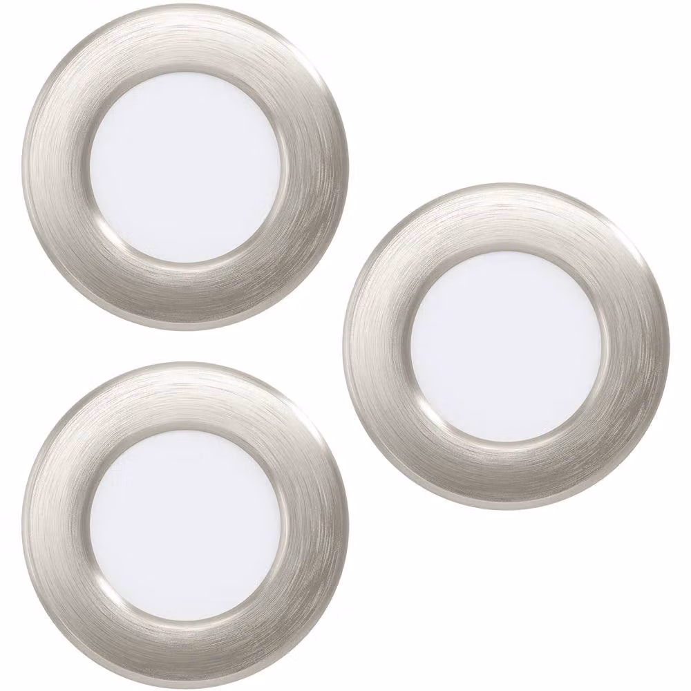 Loops Silver Metal LED Ceiling Spotlight with Bulb Included – 2
