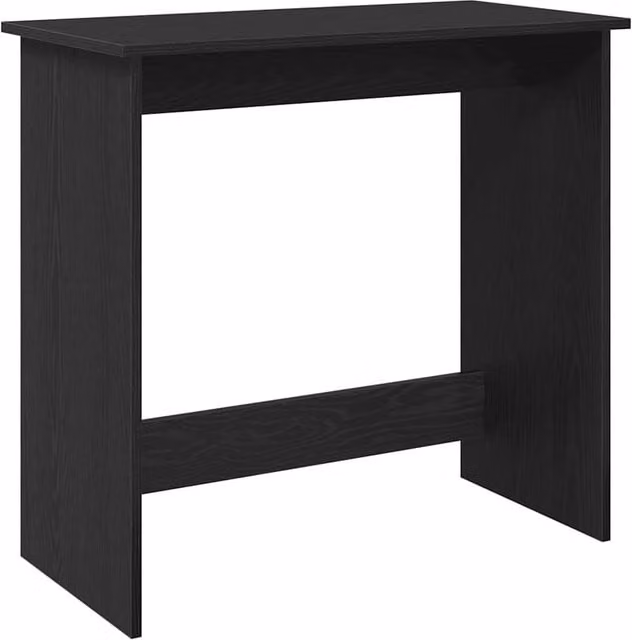 Berkfield Modern Black Writing Desk in Engineered Wood W/D/H: 80 x 40 x 75 cm