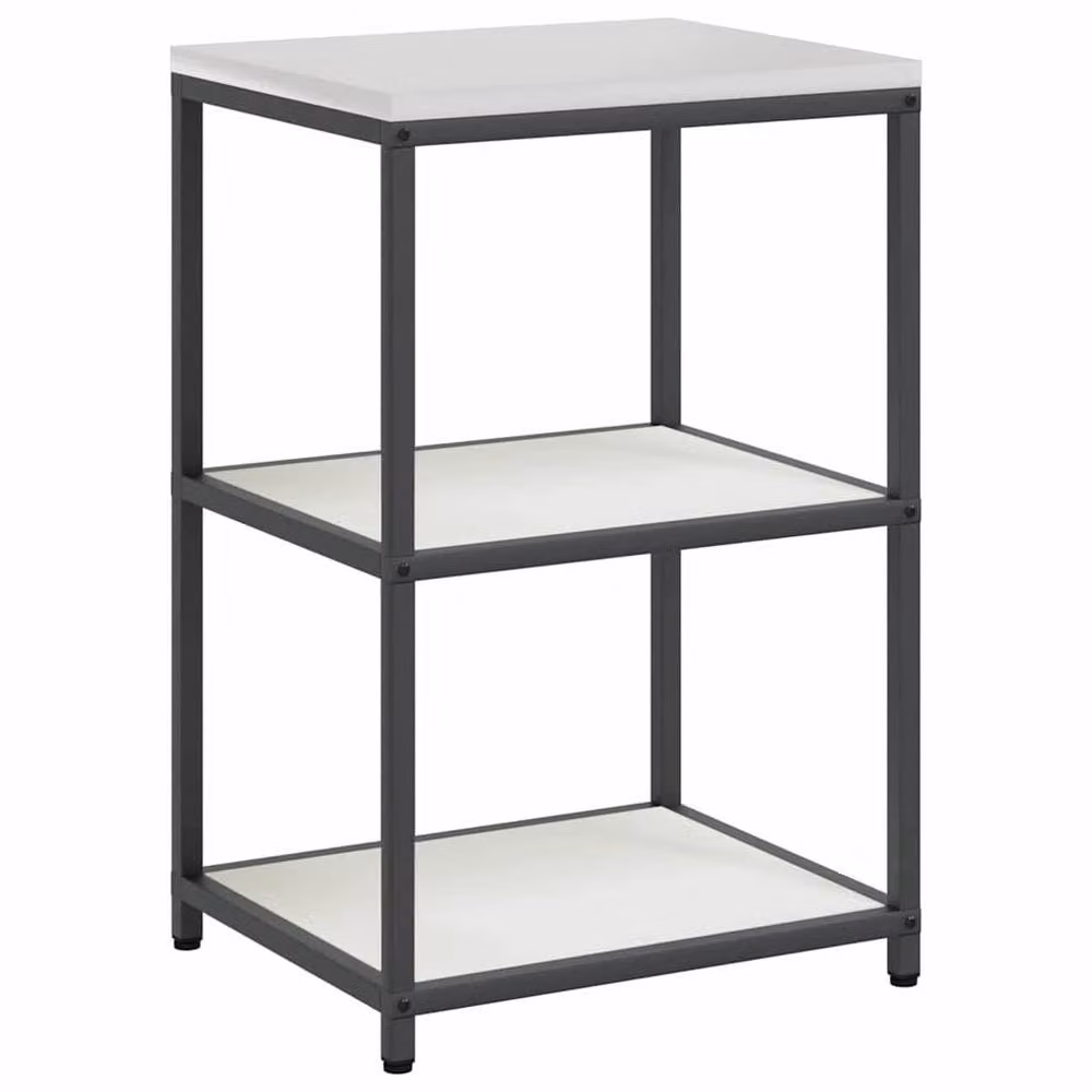 Berkfield Home White Steel Kitchen Storage Shelf – 2
