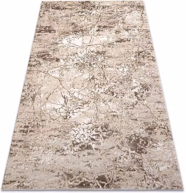 RugsX Allure Geometric Modern Rug in Beige, W: 140 cm, L: 190 cm