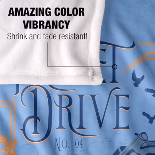 Warner Bros. Harry Potter Privet Drive Super Soft Fleece Throw Blanket, Multicolour, W: 91.44 cm x L: 147 cm – 2