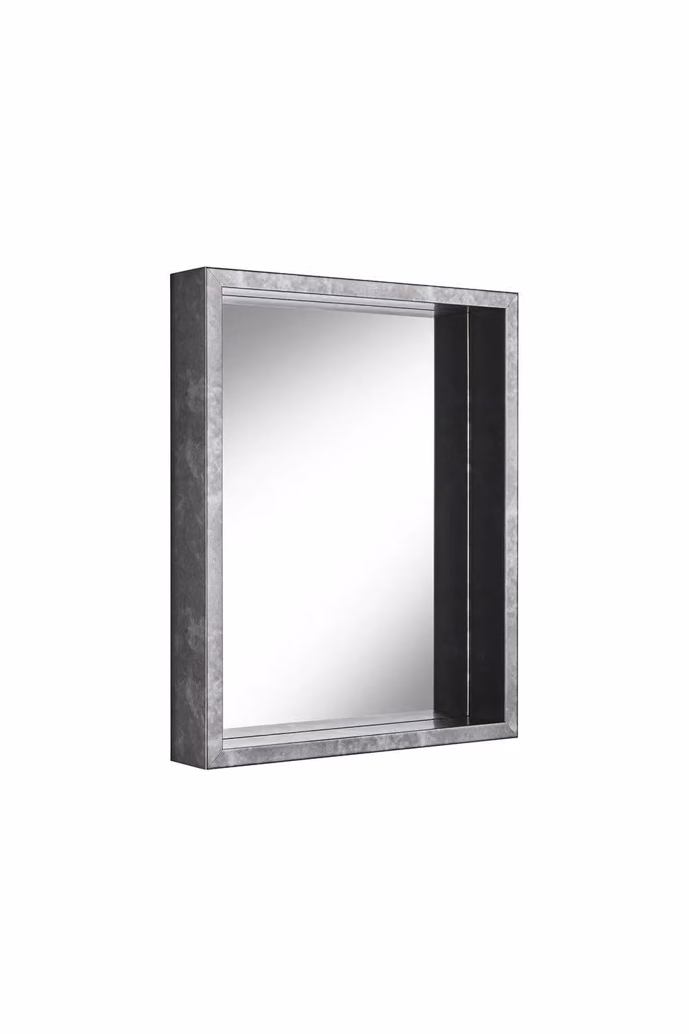 Nielsen Design Albury Accent Rectangular Wall Mirror with Metallic Effect in Grey – 2