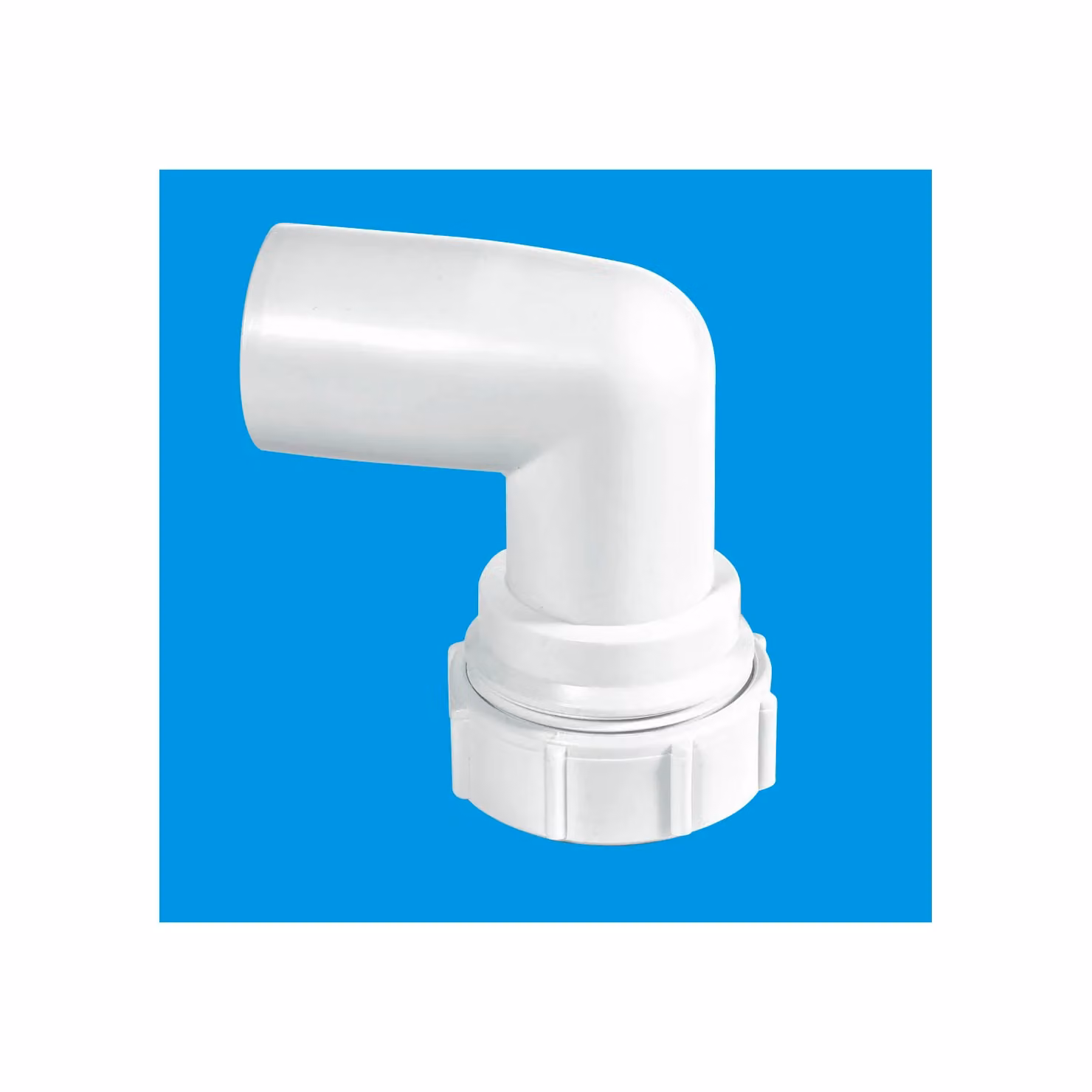 McAlpine 1.25 inch Vertical Plastic Conversion Bend in White – 2