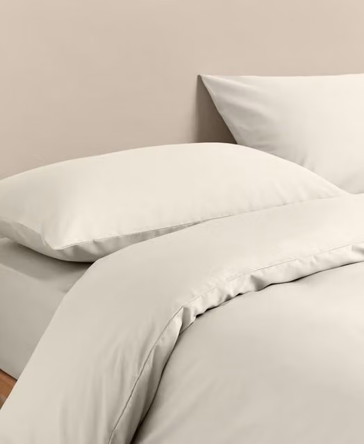 M&S Stay Cool Lyocell Rich Breathable Bedding Set, Beige, W: 140 cm, L: 200 cm
