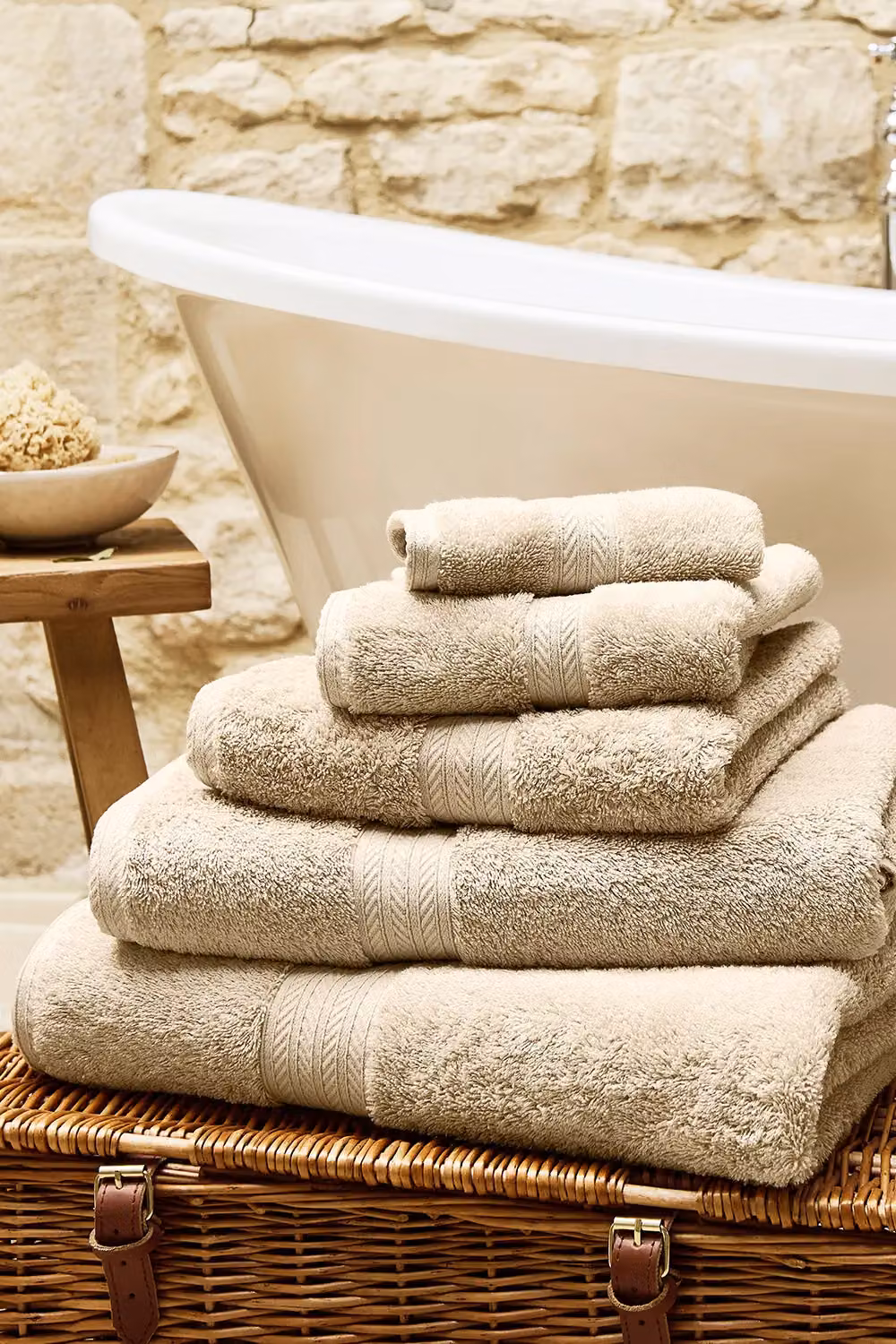 Christy Renaissance Luxury 675GSM Egyptian Cotton Towel in Light Brown – 4