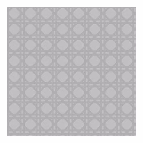 Superfresco Easy Rattan Geometric Grey and White Wallpaper with Modern Abstract Octagon Design