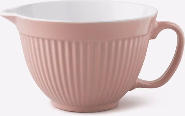 Zeal Melamine Mixing Bowl and Batter Jug with Pouring Spout and Non-Slip Base, Pink – 1