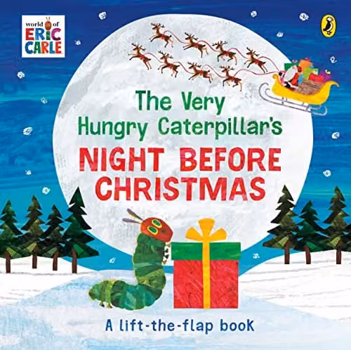 The Very Hungry Caterpillar's Night Before Christmas by Puffin, Multicolour Paper Book