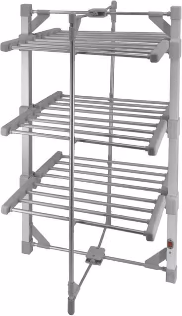 Monstershop Heated Clothes Airer in Grey, W/D/H: 111.0 x 62.0 cm – 1