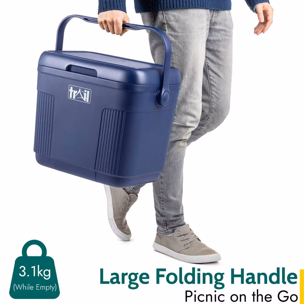 Trail 22L Insulated Outdoor Leisure Cool Box in Blue – 5