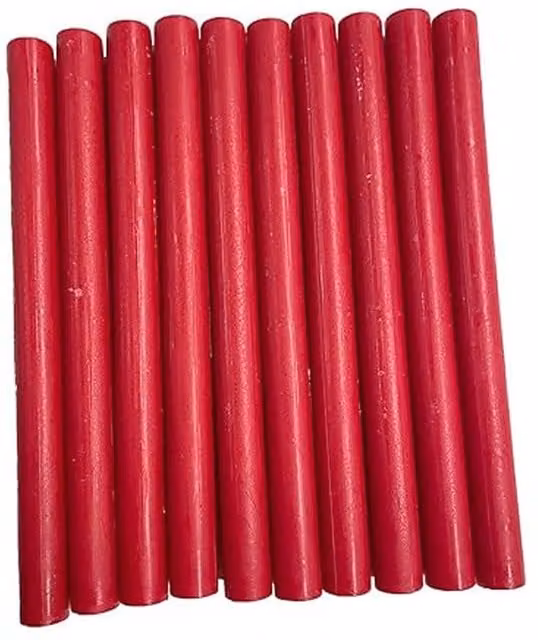 Syntego Pack of 10 Pink Wax Sticks
