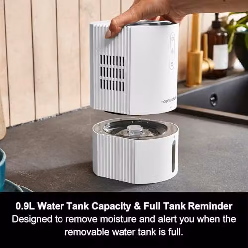 Morphy Richards PureFresh 0.9L Dehumidifier in White – 8