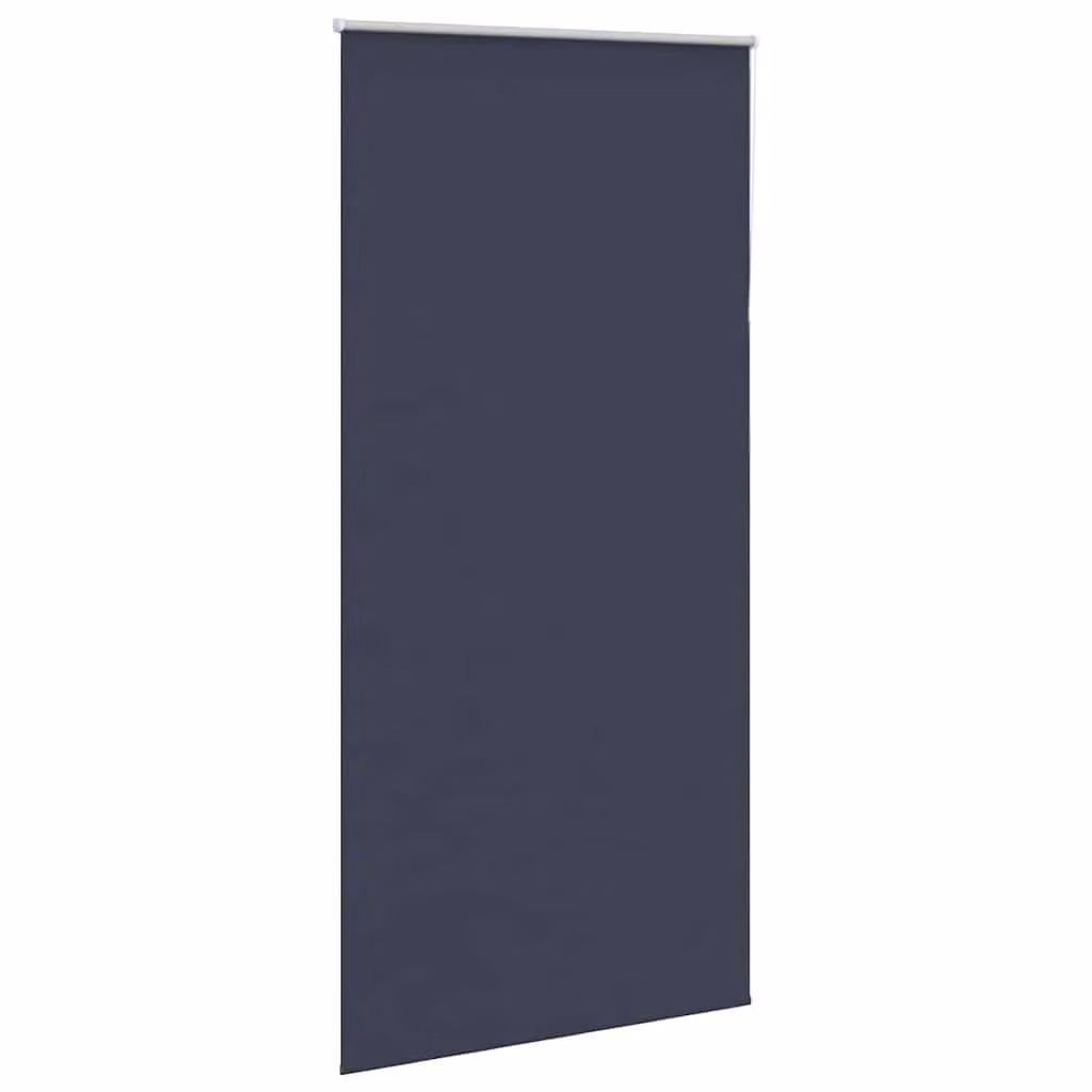 Berkfield Home Blue Blackout Roller Blind, Thermal Insulating Polyester, W: 115 cm, H: 230 cm – 3