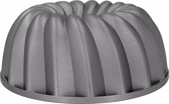 MasterClass Non-Stick Cast Aluminium Round Cake Tin with Decorative Swirl Design, Grey, 24cm – 5
