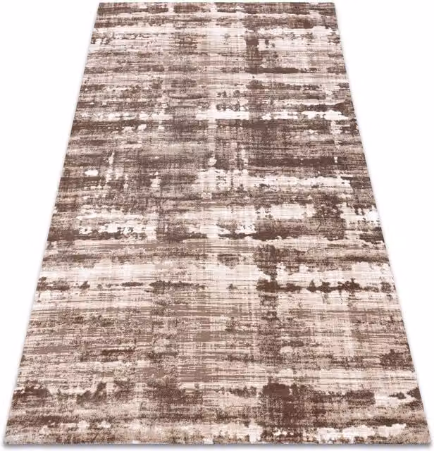 RugsX Abstract Design Beige Rectangular Rug, W: 200 cm, D: 100 cm