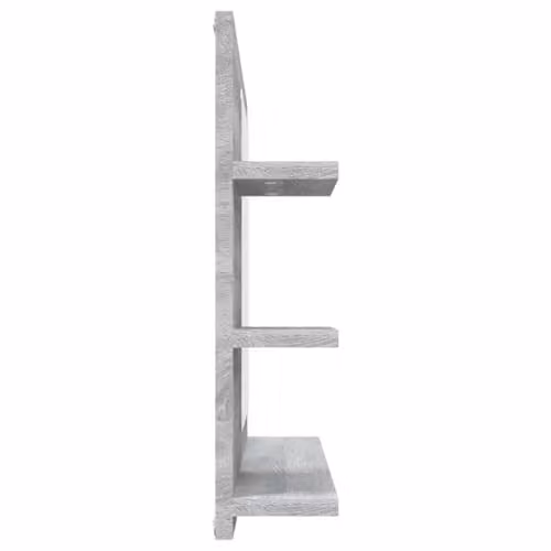 vidaXL Grey Sonoma Bathroom Mirror in Engineered Wood W/D/H: 60 x 10.5 x 45 cm – 3