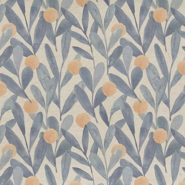 Voyage Maison Katsura Fabric in Cobalt Blue