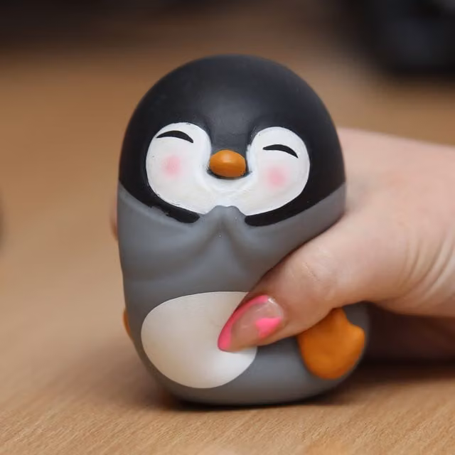 Boxer Gifts Zenguin Stress Toy in Grey