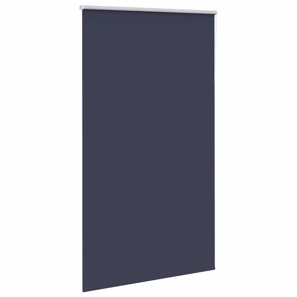 Berkfield Home Marine Blackout Roller Blind, Blue Polyester, W: 140 cm, H: 230 cm – 3