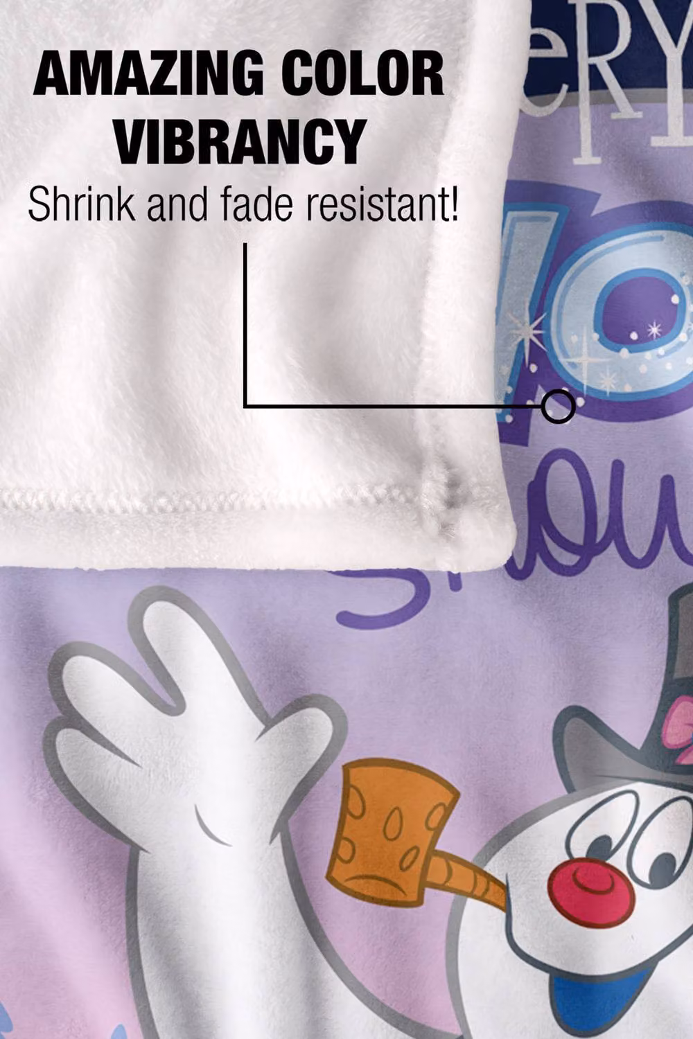 Frosty The Snowman Extra Large Super Soft Silky Touch Fluffy Throw Blanket in Multicolour – 5