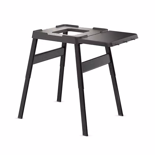 Ninja Woodfire Adjustable Stand and Side Table in Black