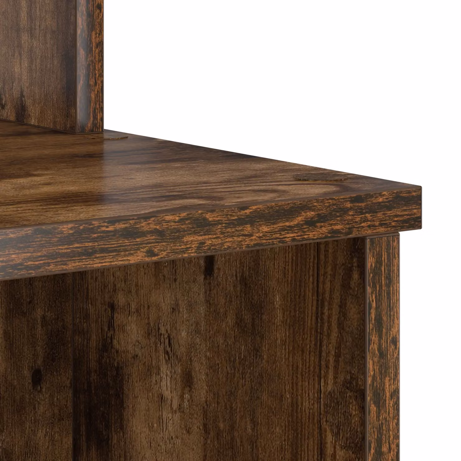 Berkfield Modern Writing Desk with Storage in Smoked Oak Brown, W/D/H: 120.5 x 44 x 88.5 cm – 4