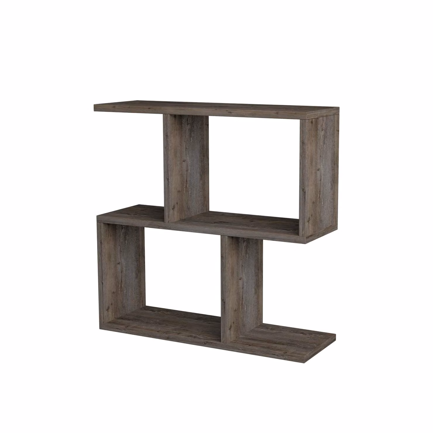 Decortie Homemania Modern 4-Compartment Side Table in Brown, W/D/H: 60 x 60 x 19.5 cm – 4
