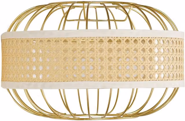 Vimet Gold Sphere Metal Ceiling Pendant Shade