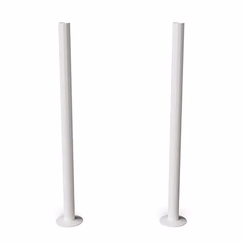 UK Radiators Polished Brass Pipe Sleeves, 2 Pack
