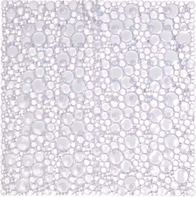Showerdrape Hydro Anti Slip Clear PVC Shower Mat W/D: 50 x 50 cm