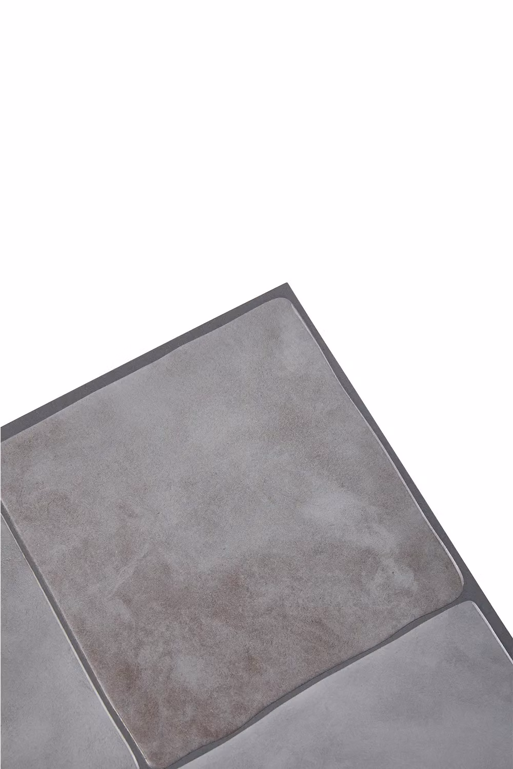 Living and Home 10-Piece 3D Square Self-Adhesive Tile-Look Wall Stickers in Grey – 3