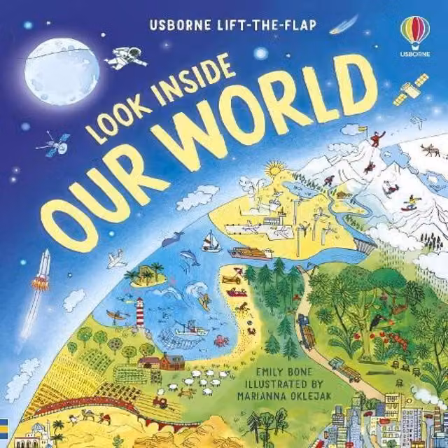 Inside Our World Paperback Book by Emily Bone in White and Multicolour