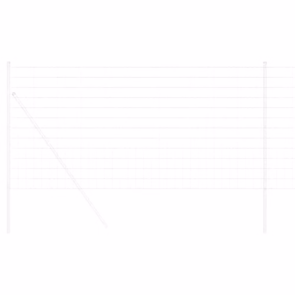 Berkfield Home Euro Fence Galvanised Steel Mesh in Grey, 1 x 25 m – 2