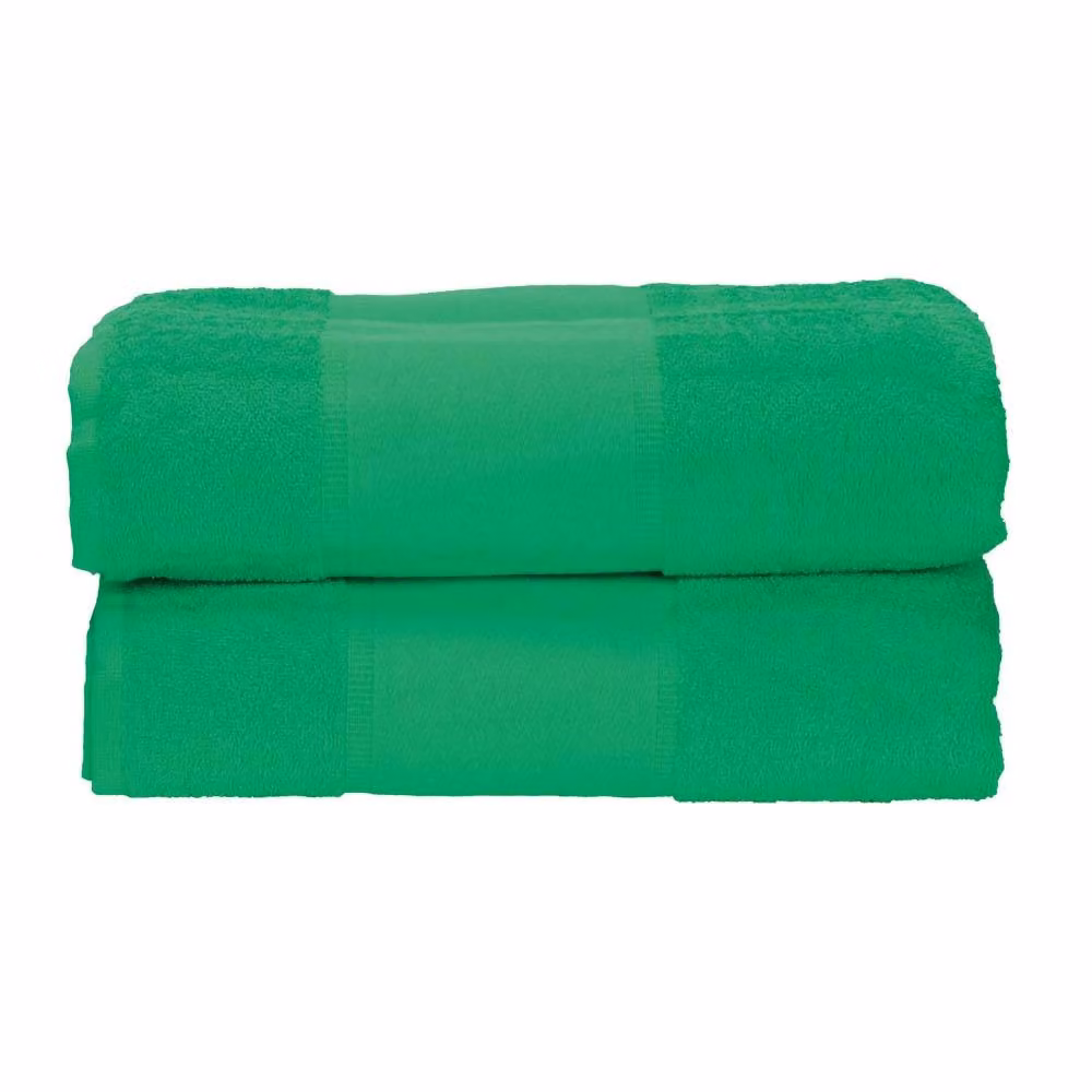 ARTG Print-Me Personalised Embroidered Green Cotton Terry Hand Towel – 2