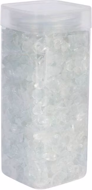KDMD Clear Glass Pebbles, 3 Pack of 750g (5-8mm)