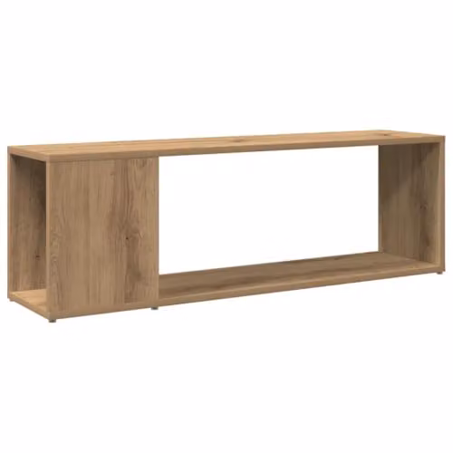 vidaXL Scandinavian Style TV Cabinet in Brown, W/D/H: 100 x 24 x 32 cm – 1