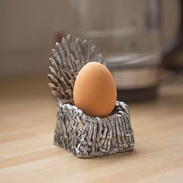 Marco Paul Game of Thrones Novelty Egg Cup in Silver Resin – 1