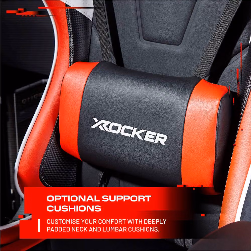 X Rocker Agility eSport Ergonomic Gaming Chair in Red – 2