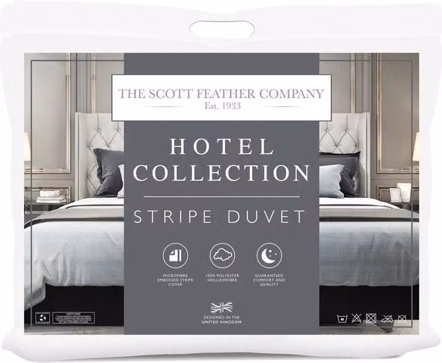Silentnight Hotel Collection 10.5 Tog King Duvet, White, W/D/H: 225 x 220 cm – 6