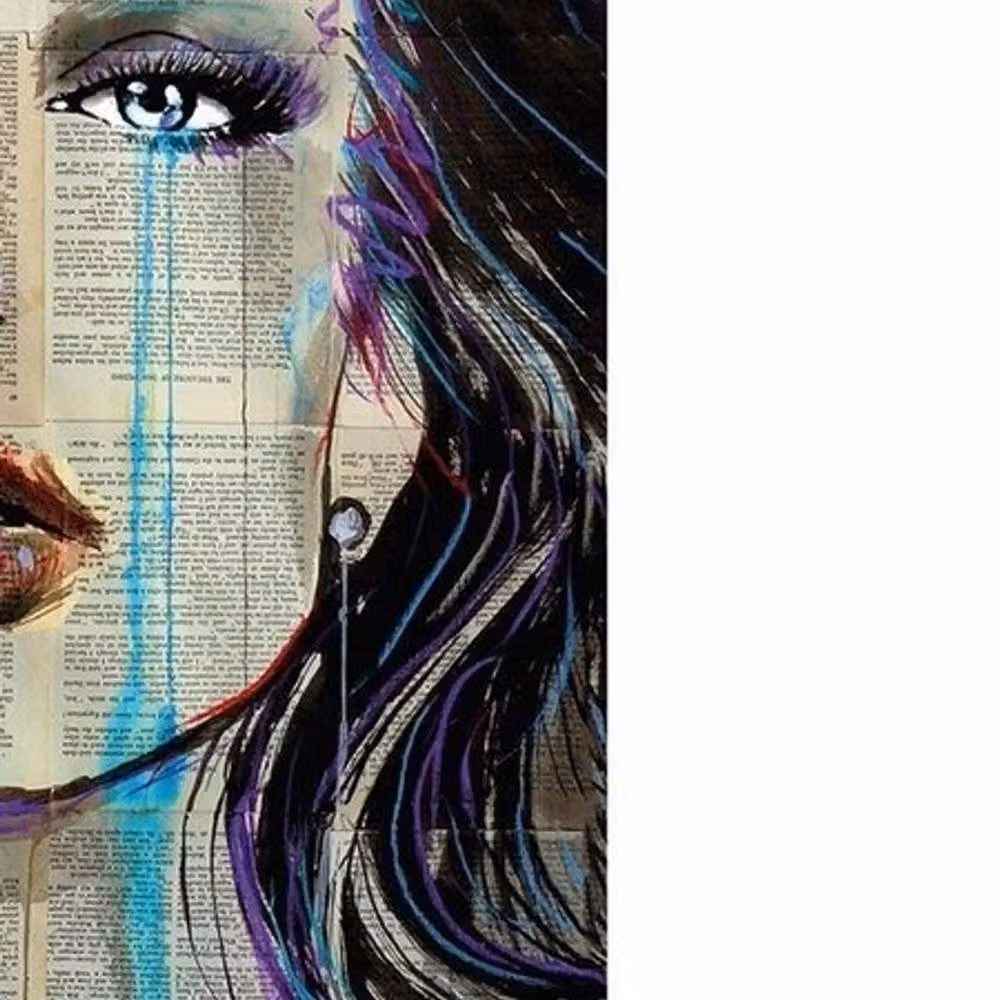 Loui Jover Momento Multicolour Abstract Typography Paper Poster – 2