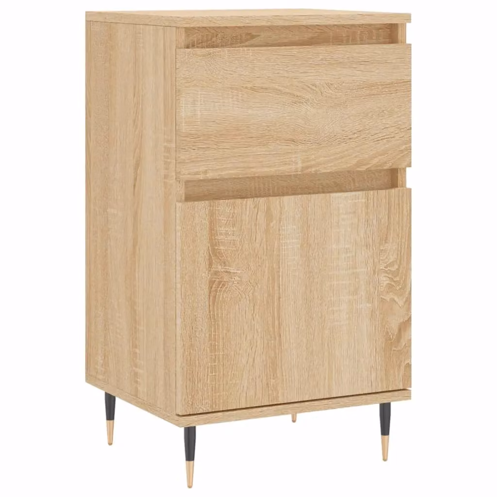 Berkfield Home Sonoma Oak Sideboard in Brown, W/D/H: 40 x 35 x 70 cm – 2