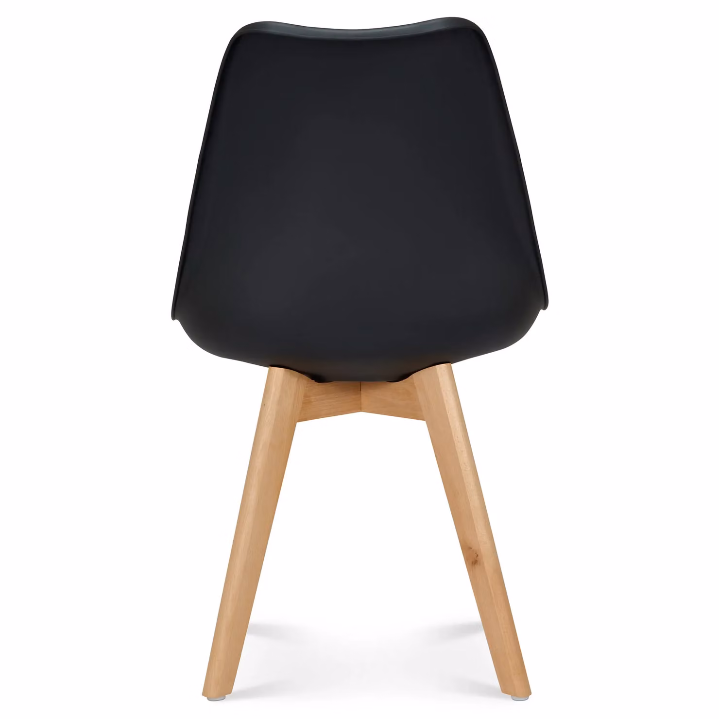 Bravich LTD Rocco Tulip Dining Chair Set of 2 in Black Synthetic Leather – 5