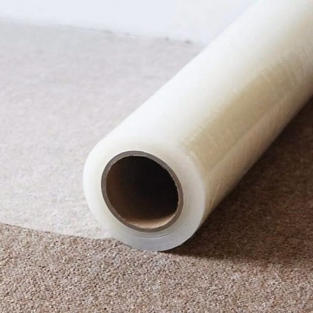 NESTLUNE Transparent Adhesive Carpet and Floor Protector, W: 40 cm, L: 1000 cm
