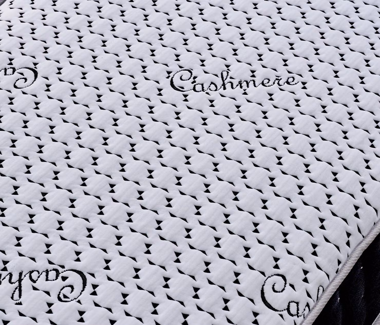 Starlight Beds Cashmere 1000 Pocket Natural Mattress in Black, W/D/H: 120 x 200 cm – 2