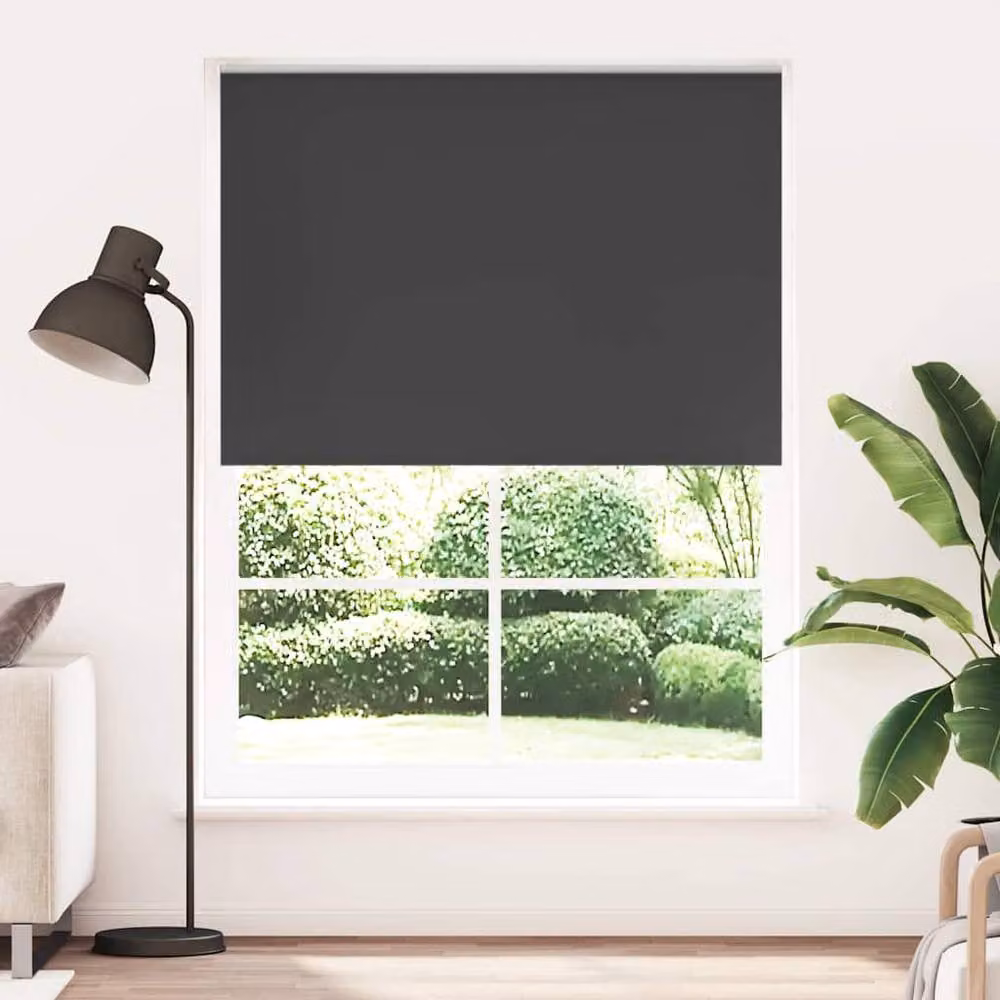 Berkfield Home Blackout Roller Blind, Black, W: 140 cm, H: 230 cm – 2