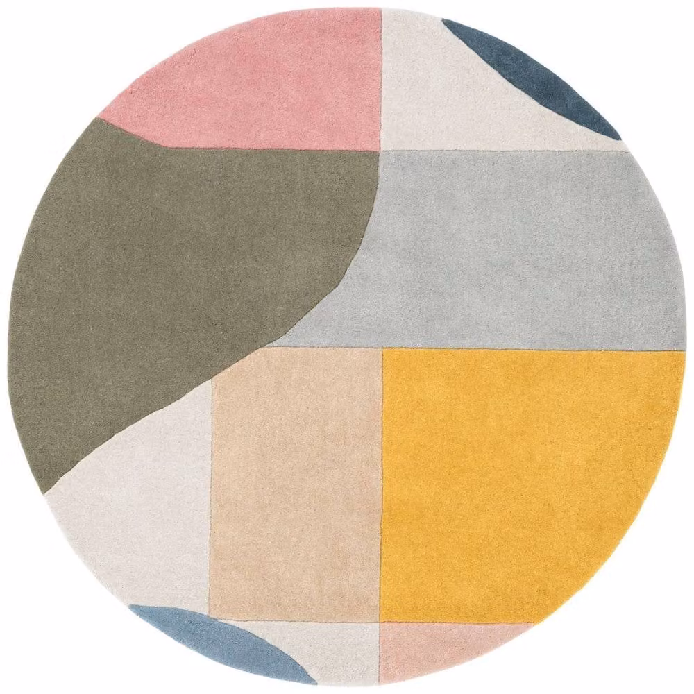 Ted Baker Curzon Hand Woven Abstract Multicolour Wool and Cotton Rug, W/D: 120 x 170 cm – 4