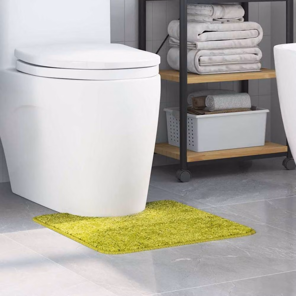 Berkfield Home U-Shaped Non-Slip Bath Mat, Green, 50 x 50 cm – 2